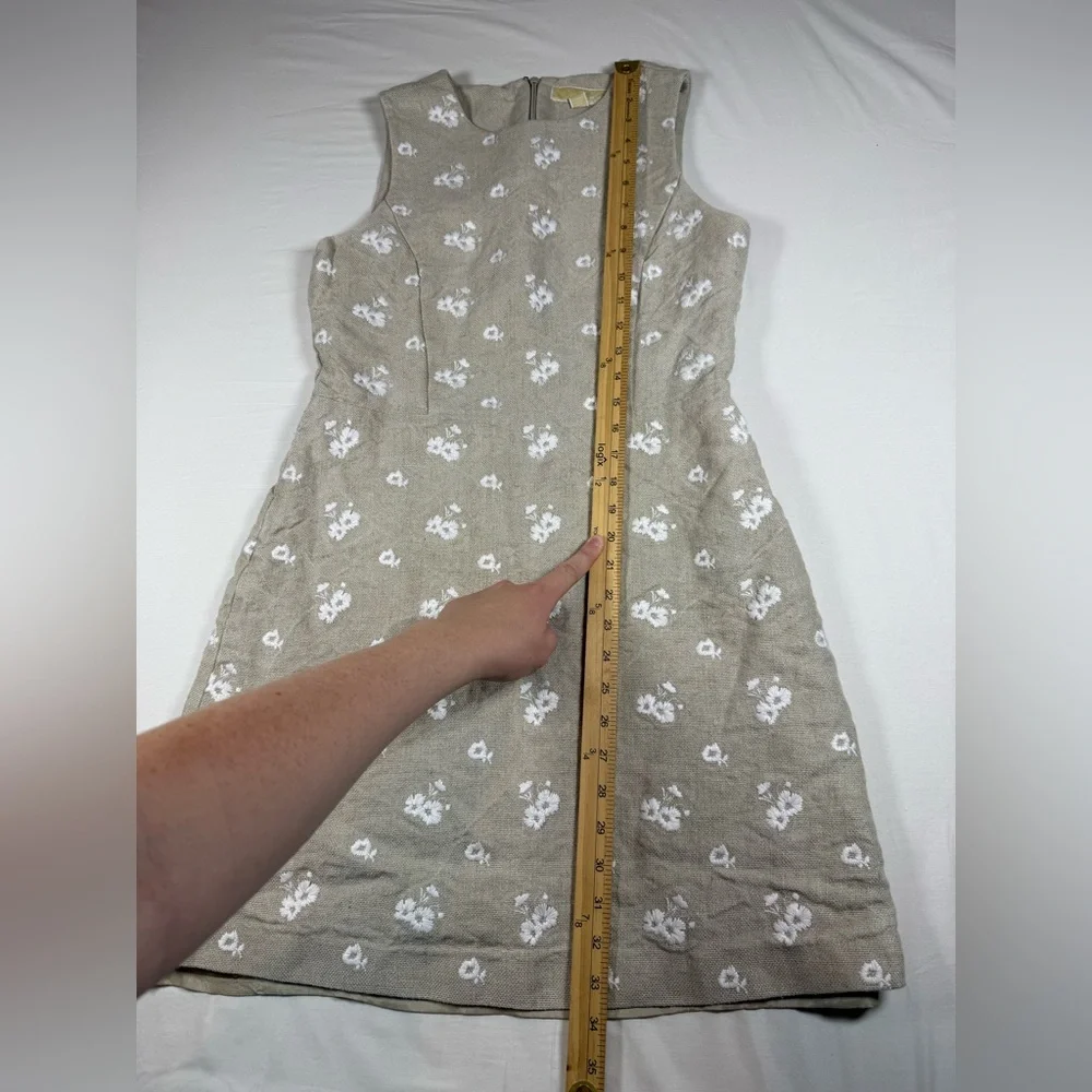 Michael Kors‎ linen floral Sleeveless Dress